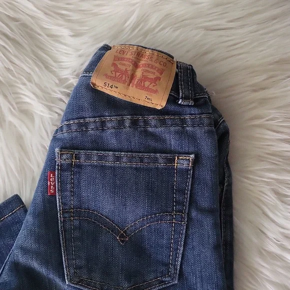 Levi 514 Straight Leg Kids Jeans - Picture 2 of 10